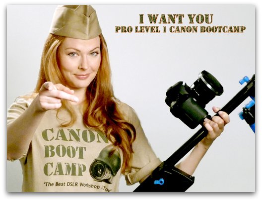 How to shoot DSLR Video at the Canon  Boot Camp