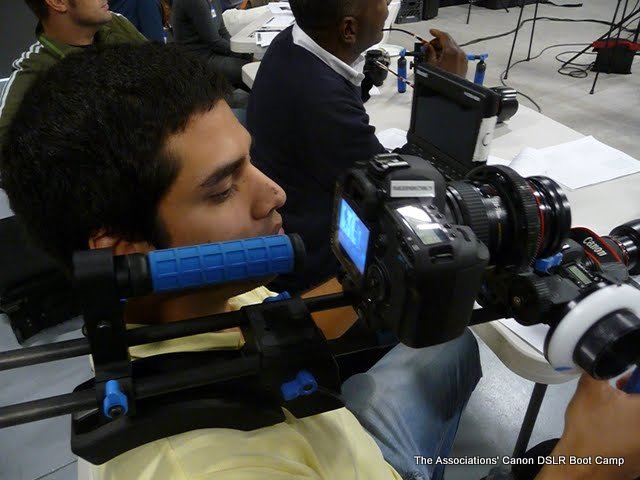 Canon DSLR 5D Students are hands-on in the class