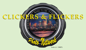 Clickers and Flickers Photo Network logo