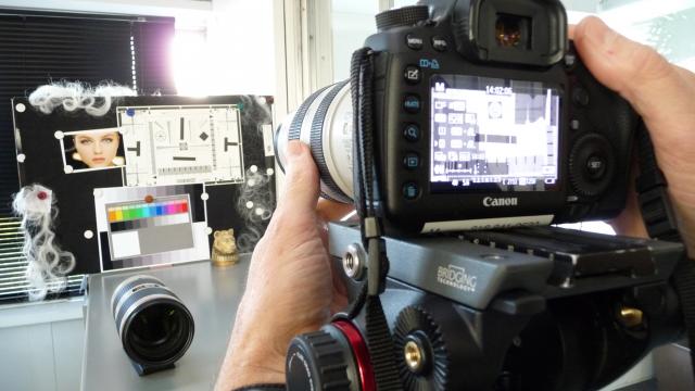 Sharpest Lens for HDSLR Filmmaking Test Panel