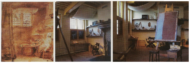 Rembrandt's Studio lighting (old and restored)