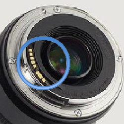 Electrical Contact Points on EOS Cameras